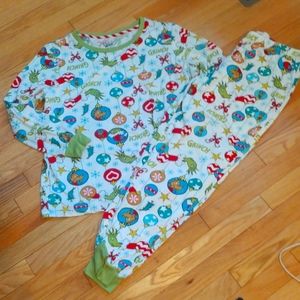 - -Dr Seuss "The Grinch" 2 piece pajama set NWOT